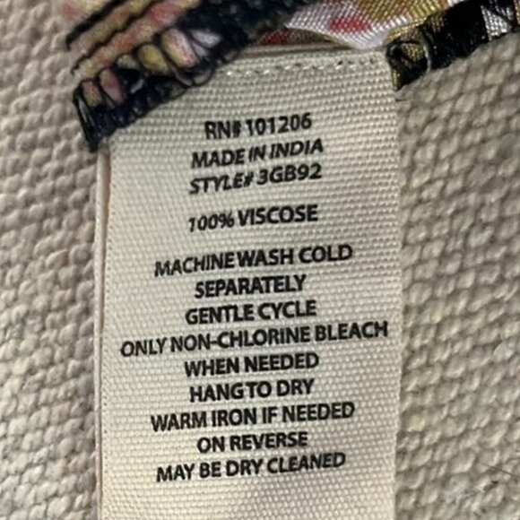 Soft Surroundings Woman's Floral Summer Marissa Tiered Maxi Dress 18P - Picture 8 of 8